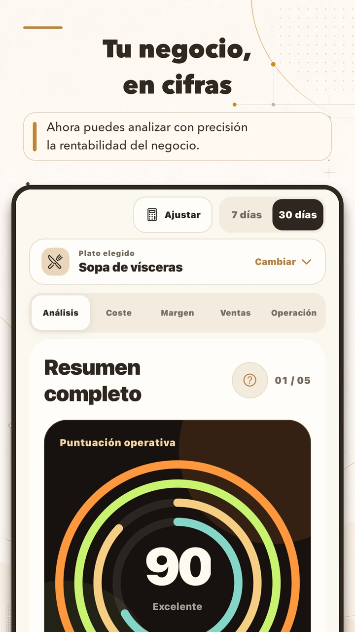 Vista previa en español del panel YoriPrep con datos ilustrativos